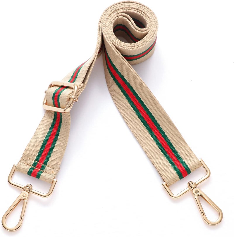 S-Jacorry Purse Strap Replacement Crossbody Wide Shoulder Strap Adjustable Canvas Straps Handbag Strap Replacement Belts - Image 2